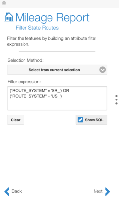 Use SQL to create an attribute filter